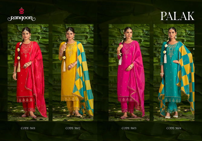 Palak By Rangoon Viscose Fancy Work Kurti With Bottom Dupatta Wholesale Price In Surat